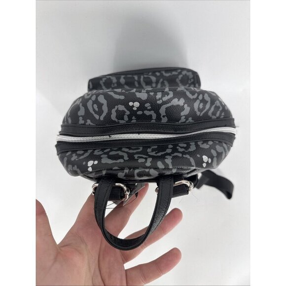 Disney Parks Mickey Leopard Faux Leather Backpack NEW main image 9